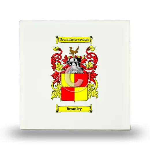 Bromley Small Ceramic Tile with Coat of Arms