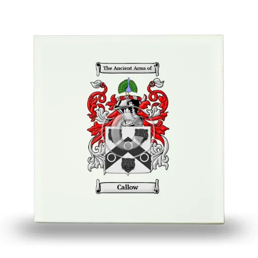 Callow Small Ceramic Tile with Coat of Arms
