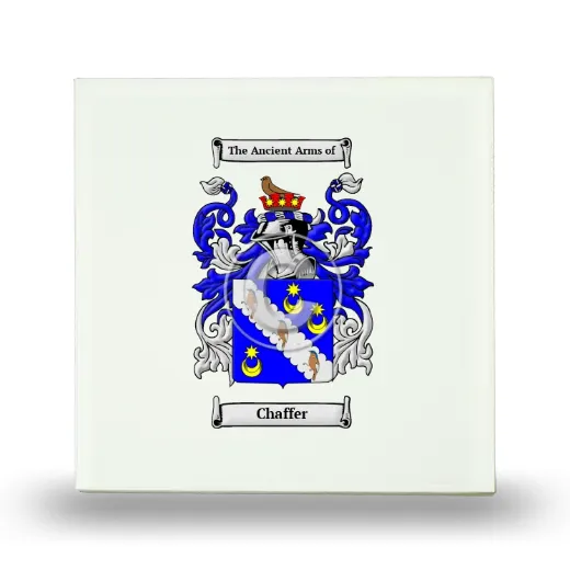 Chaffer Small Ceramic Tile with Coat of Arms