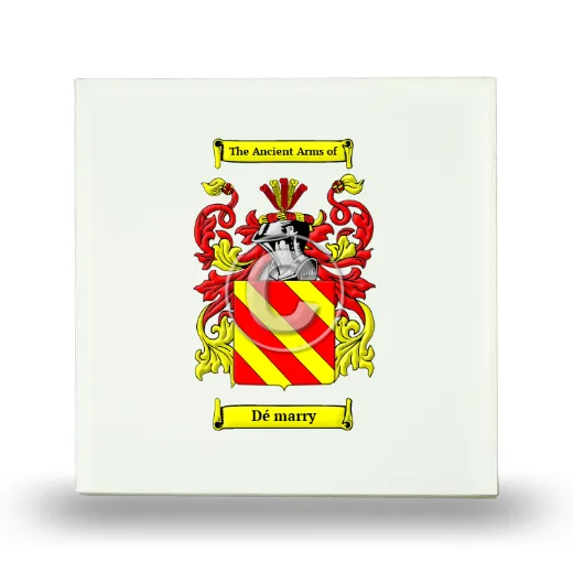 Dé marry Small Ceramic Tile with Coat of Arms
