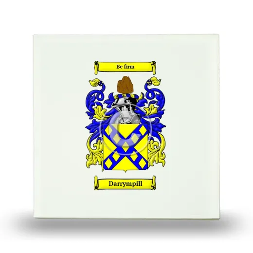 Darrympill Small Ceramic Tile with Coat of Arms