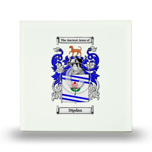 Dipdan Small Ceramic Tile with Coat of Arms