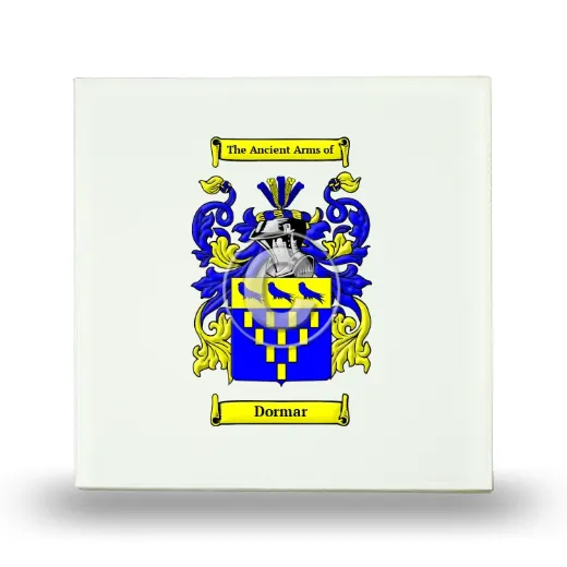Dormar Small Ceramic Tile with Coat of Arms