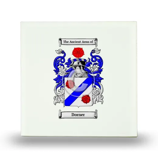 Dorner Small Ceramic Tile with Coat of Arms