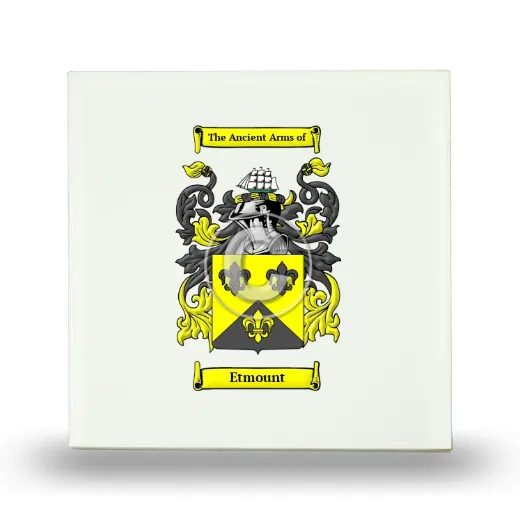Etmount Small Ceramic Tile with Coat of Arms