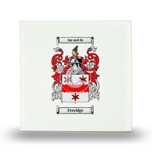 Everidge Small Ceramic Tile with Coat of Arms
