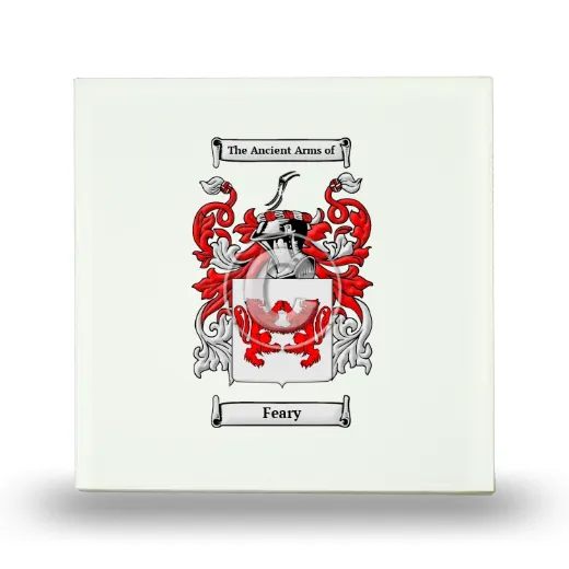 Feary Small Ceramic Tile with Coat of Arms