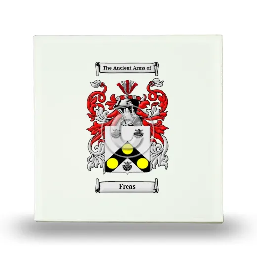 Freas Small Ceramic Tile with Coat of Arms