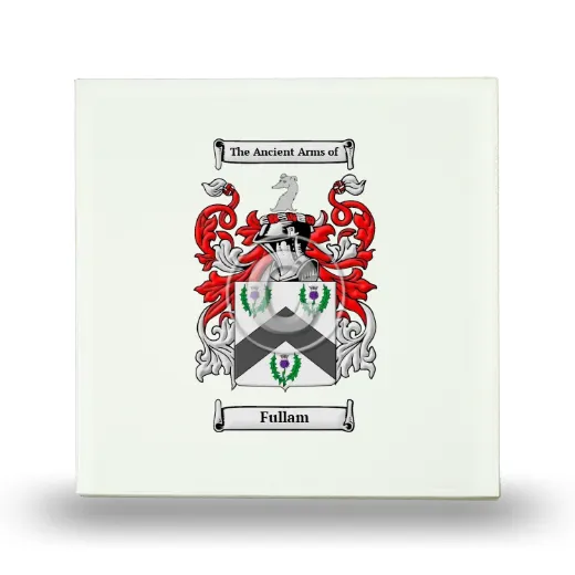 Fullam Small Ceramic Tile with Coat of Arms
