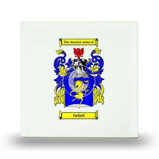Geisel Small Ceramic Tile with Coat of Arms