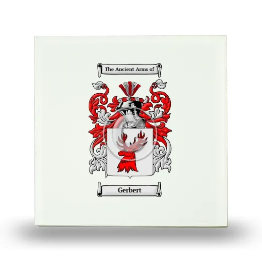 Gerbert Small Ceramic Tile with Coat of Arms