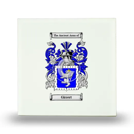 Girrert Small Ceramic Tile with Coat of Arms