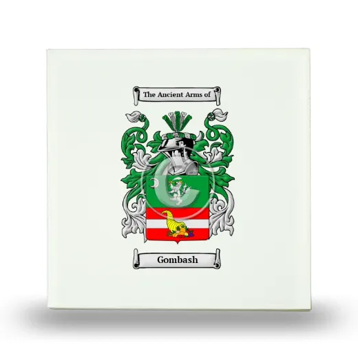 Gombash Small Ceramic Tile with Coat of Arms