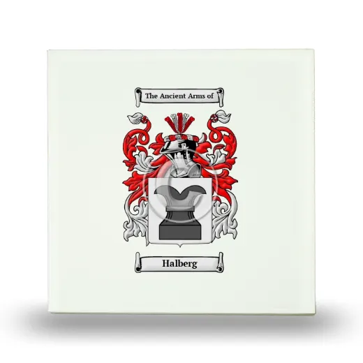 Halberg Small Ceramic Tile with Coat of Arms