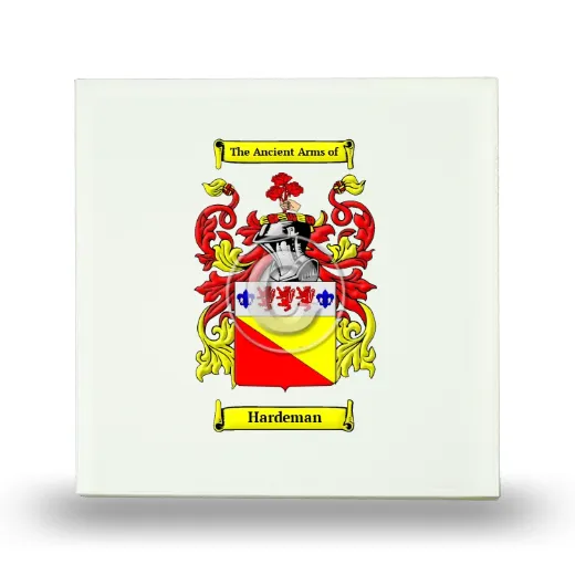 Hardeman Small Ceramic Tile with Coat of Arms
