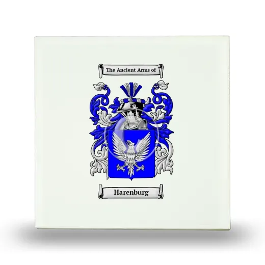 Harenburg Small Ceramic Tile with Coat of Arms