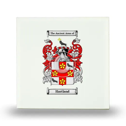 Hartland Small Ceramic Tile with Coat of Arms