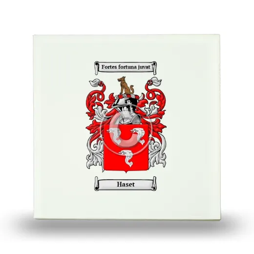 Haset Small Ceramic Tile with Coat of Arms