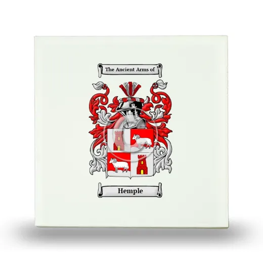 Hemple Small Ceramic Tile with Coat of Arms