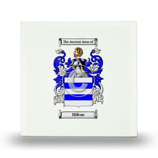 Hilton Small Ceramic Tile with Coat of Arms