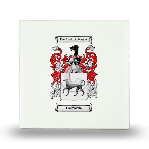 Holforde Small Ceramic Tile with Coat of Arms