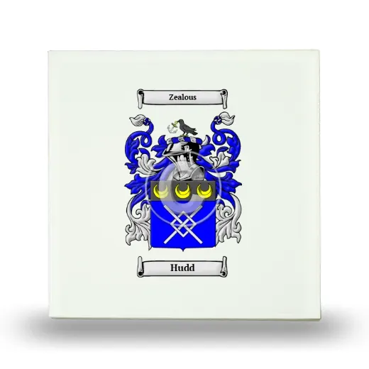 Hudd Small Ceramic Tile with Coat of Arms