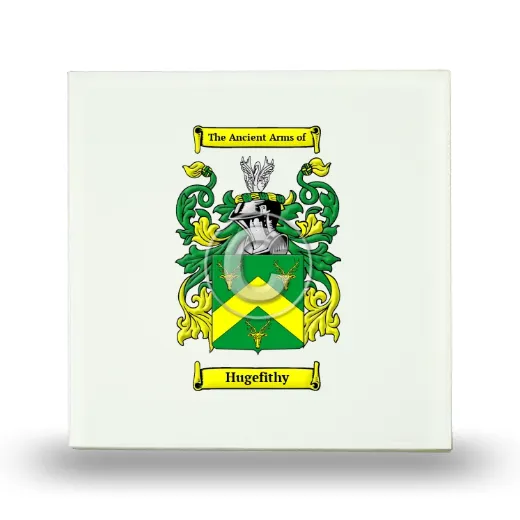 Hugefithy Small Ceramic Tile with Coat of Arms