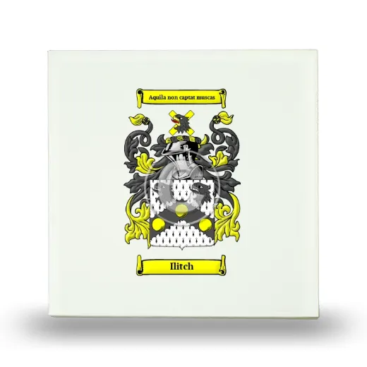 Ilitch Small Ceramic Tile with Coat of Arms