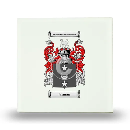 Jarman Small Ceramic Tile with Coat of Arms