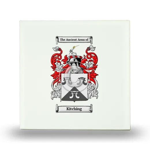 Kitching Small Ceramic Tile with Coat of Arms