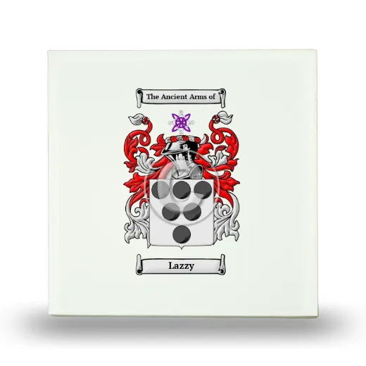 Lazzy Small Ceramic Tile with Coat of Arms