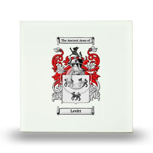 Levitt Small Ceramic Tile with Coat of Arms