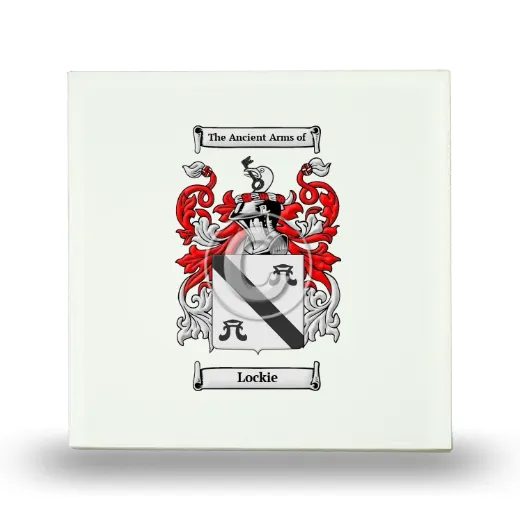 Lockie Small Ceramic Tile with Coat of Arms