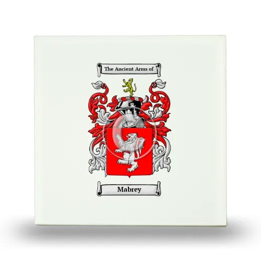 Mabrey Small Ceramic Tile with Coat of Arms
