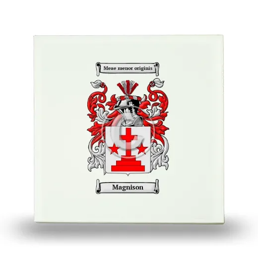 Magnison Small Ceramic Tile with Coat of Arms