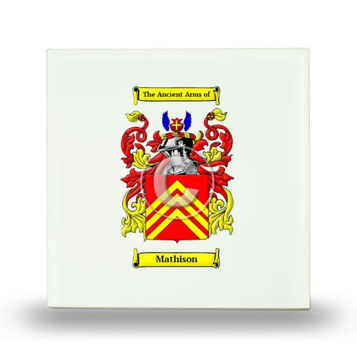 Mathison Small Ceramic Tile with Coat of Arms