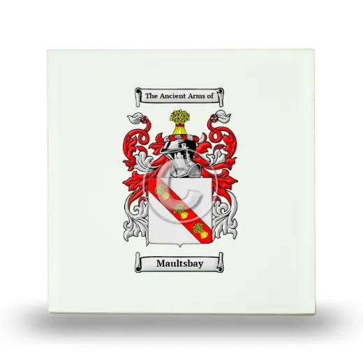 Maultsbay Small Ceramic Tile with Coat of Arms