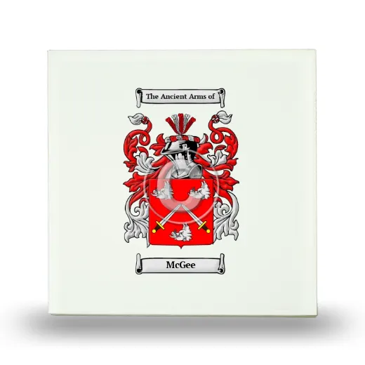 McGee Small Ceramic Tile with Coat of Arms