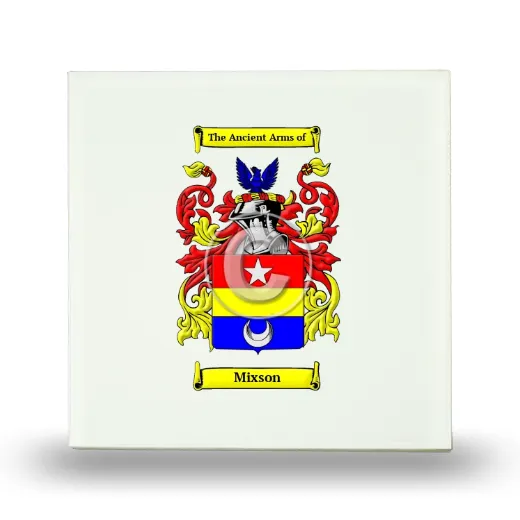 Mixson Small Ceramic Tile with Coat of Arms