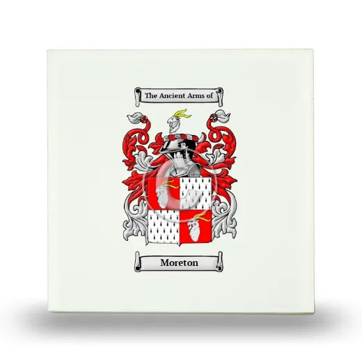 Moreton Small Ceramic Tile with Coat of Arms