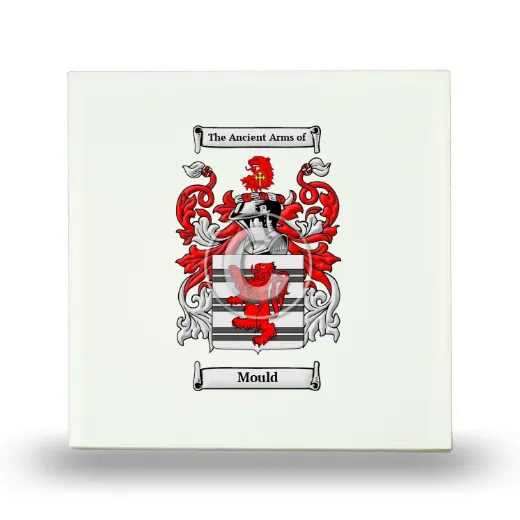 Mould Small Ceramic Tile with Coat of Arms