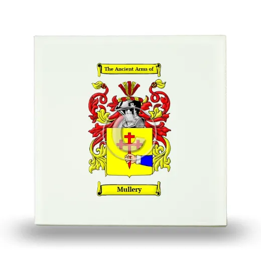 Mullery Small Ceramic Tile with Coat of Arms