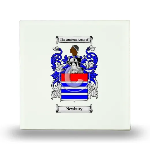Newbury Small Ceramic Tile with Coat of Arms