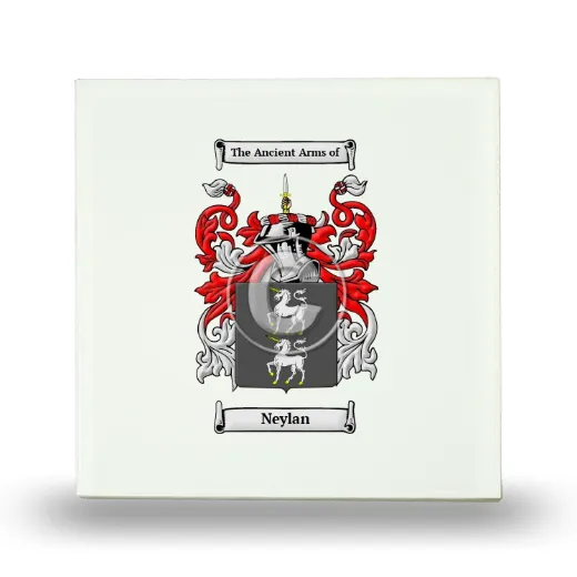 Neylan Small Ceramic Tile with Coat of Arms