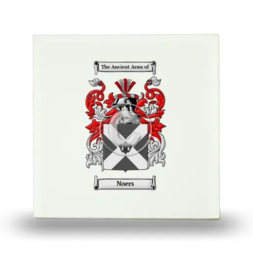 Noers Small Ceramic Tile with Coat of Arms