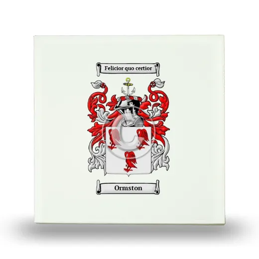 Ormston Small Ceramic Tile with Coat of Arms