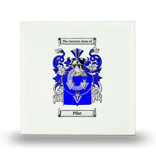 Pilat Small Ceramic Tile with Coat of Arms