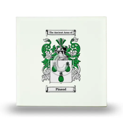 Pinaud Small Ceramic Tile with Coat of Arms
