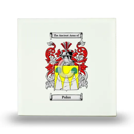 Polus Small Ceramic Tile with Coat of Arms