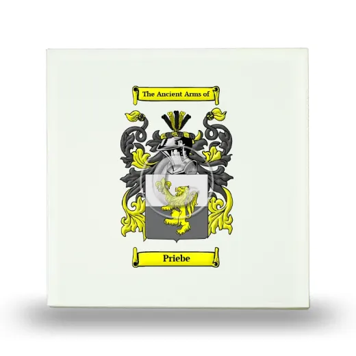 Priebe Small Ceramic Tile with Coat of Arms